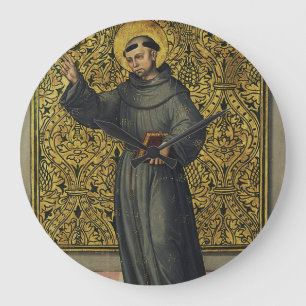 Saint Bernardino of Siena Large Clock