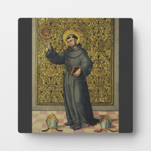 Saint Bernardino of Siena Plaque