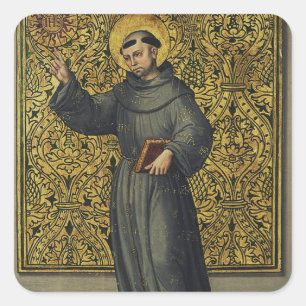 Saint Bernardino of Siena Square Sticker