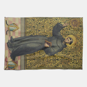 Saint Bernardino of Siena Tea Towel