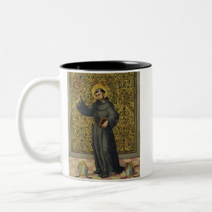 Saint Bernardino of Siena Two-Tone Coffee Mug