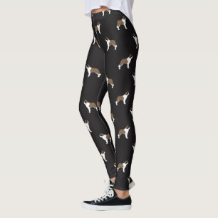 Saint Bernards Pattern Dog Breed Patterned Leggings