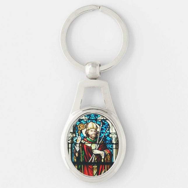 Saint Blaise of Sebaste Key Ring (Front)