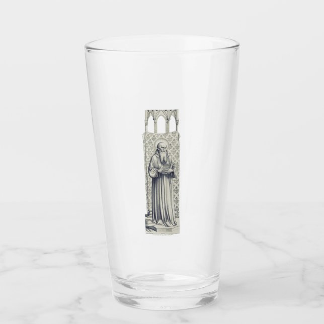 Saint  Bonaventure Seraphic Doctor Glass (Front)