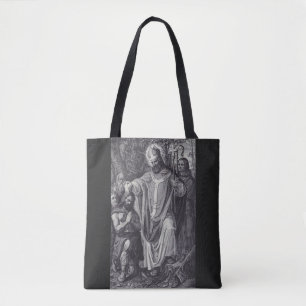 Saint Boniface English Benedictine monk Tote Bag