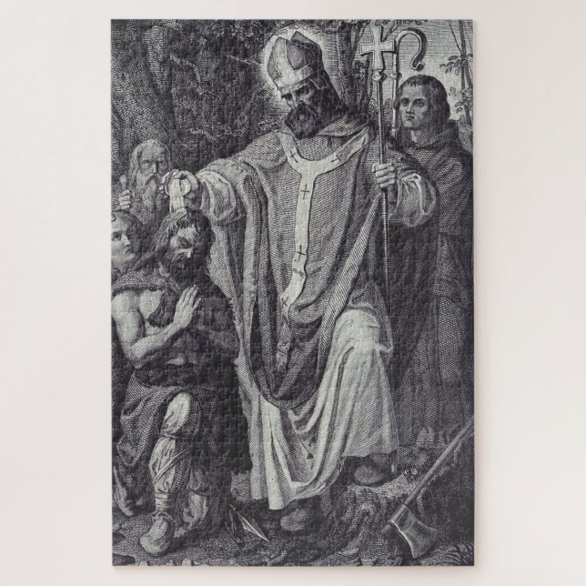 Saint Boniface of Mainz - Master of Learning Jigsaw Puzzle (Vertical)