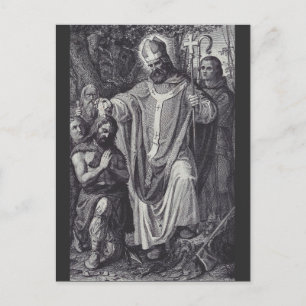Saint Boniface of Mainz - Master of Learning Postcard