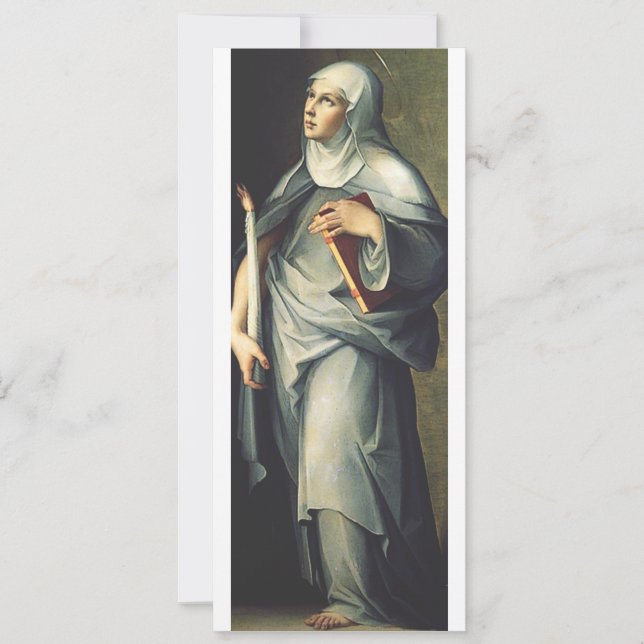 Saint Bridget of Sweden Mediaeval Mystic  Invitation (Front)