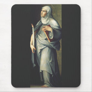 Saint Bridget of Sweden Mouse Pad