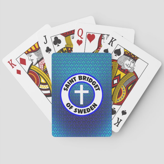Saint Bridget of Sweden Playing Cards (Back)