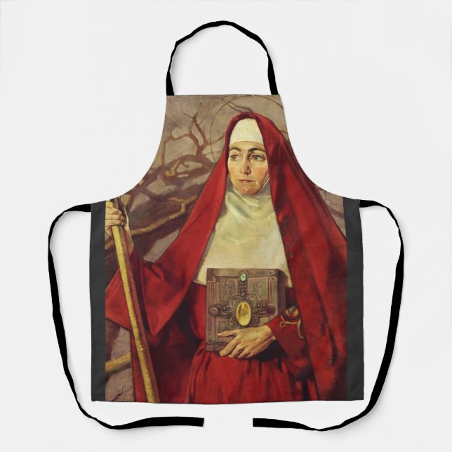 Saint Brigid of Ireland Apron (Front)