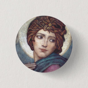 Saint Brigid of Kildare 3 Cm Round Badge