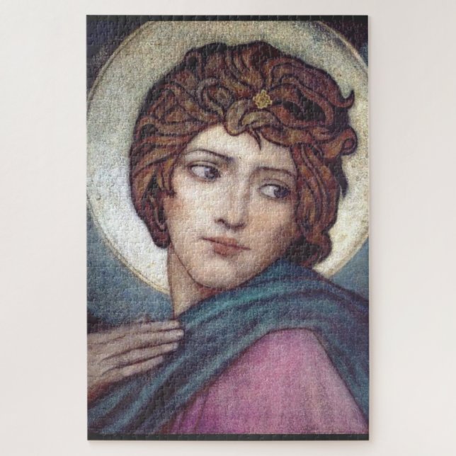 Saint Brigid of Kildare Sacred Celtic Art Jigsaw Puzzle (Vertical)