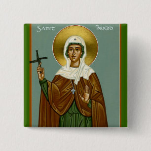 Saint Brigid's Cross 15 Cm Square Badge