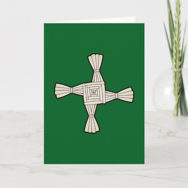 Saint Brigid's cross Card (Front)