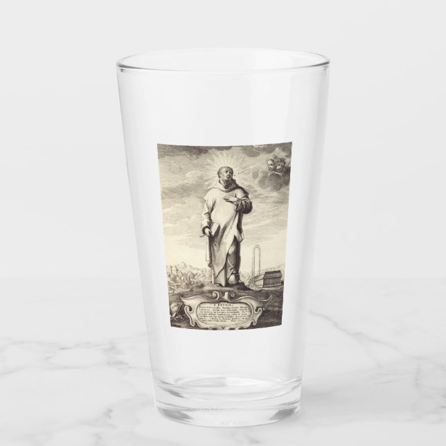 Saint Bruno of Cologne Glass (Front)