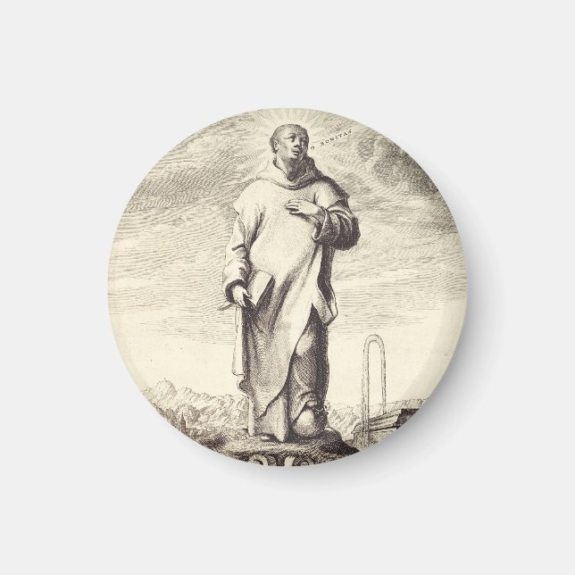Saint Bruno of Cologne Magnet (Front)