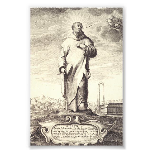 Saint Bruno of Cologne Photo Print (Front)