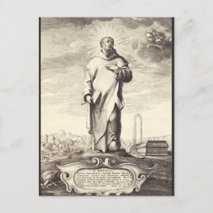 Saint Bruno of Cologne Postcard