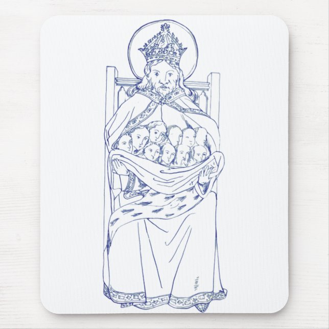 Saint Brychan Brycheiniog Irish hermit Mouse Pad (Front)