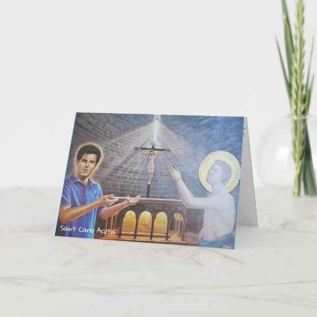 Saint Carlo Acutis Card (Front)