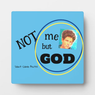 Saint Carlo Acutis Card Plaque