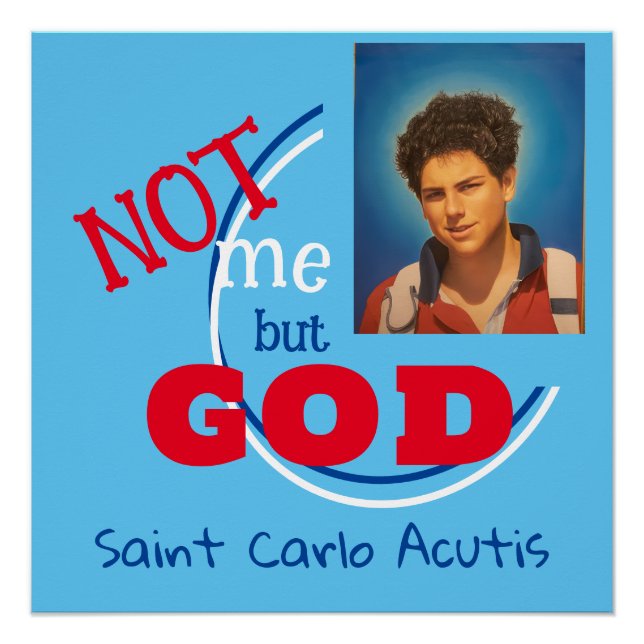 Saint Carlo Acutis Poster (Front)