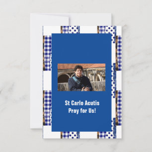 Saint Carlo Acutis Thank You Card