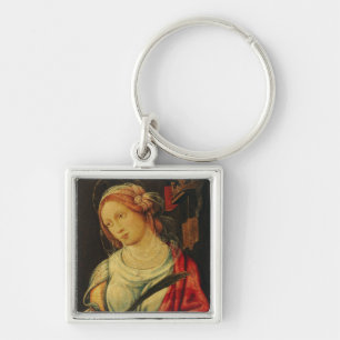Saint Catherine by Giovanni Battista Bertucci Key Ring