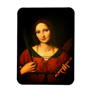 Saint Catherine of Alexandria (Bernardino Luini) Magnet