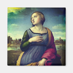 Saint Catherine of Alexandria by Raphael Magnet