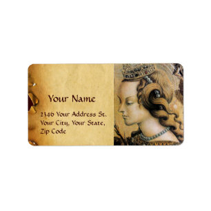 Saint Catherine of Alexandria Label