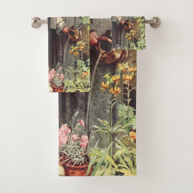 Saint Catherine of Siena Bath Towel Set (Insitu)