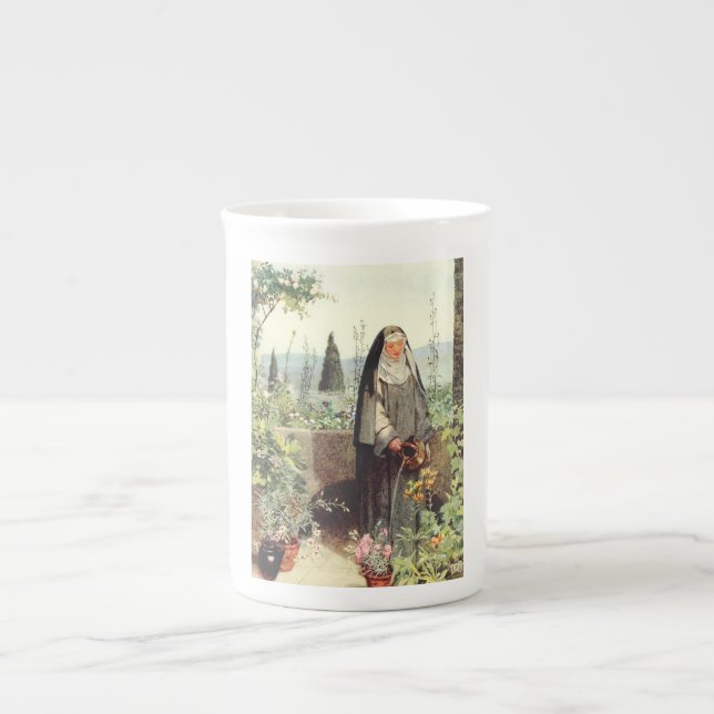 Saint Catherine of Siena Bone China Mug (Front)