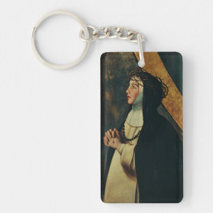 Saint Catherine of Siena by Juan Bautista Maino Key Ring