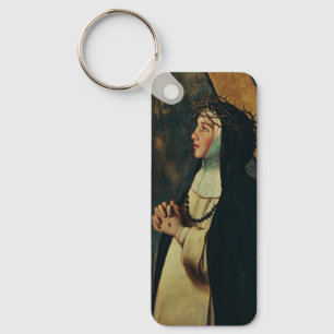 Saint Catherine of Siena by Juan Bautista Maino Key Ring