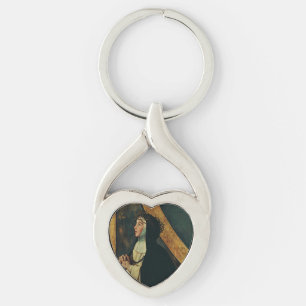Saint Catherine of Siena by Juan Bautista Maino  Key Ring