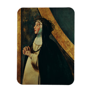 Saint Catherine of Siena by Juan Bautista Maino Magnet