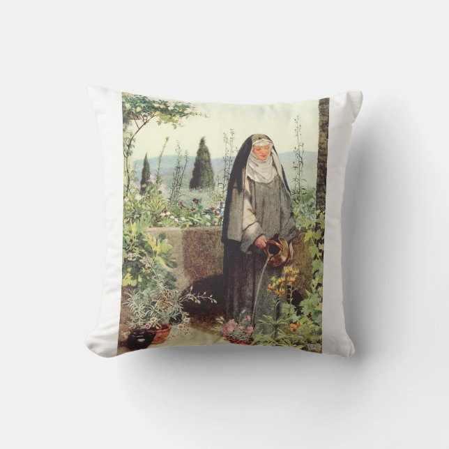 Saint Catherine of Siena Cushion (Front)