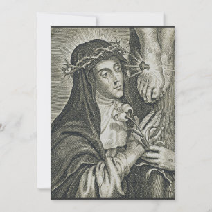 Saint Catherine of Siena Holiday Card