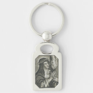 Saint Catherine of Siena Key Ring