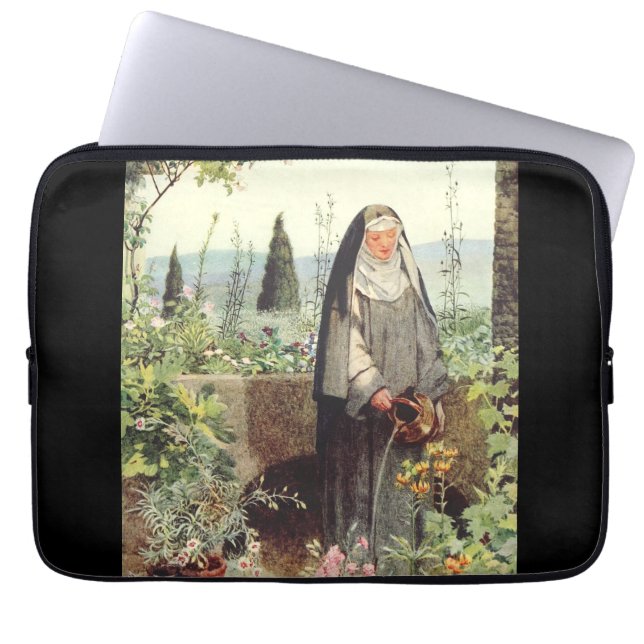 Saint Catherine of Siena Laptop Sleeve (Front)