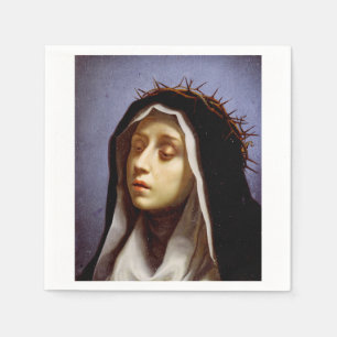 Saint Catherine of Siena Napkin