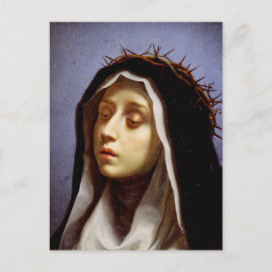 Saint Catherine of Siena Postcard