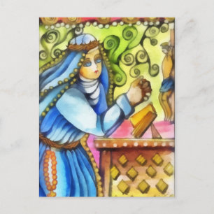 Saint Catherine of Siena Postcard