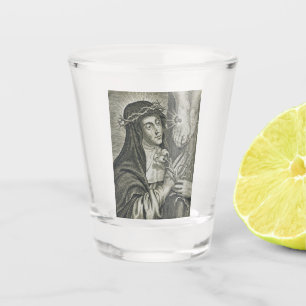 Saint Catherine of Siena Shot Glass