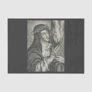 Saint Catherine of Siena Tissue Paper