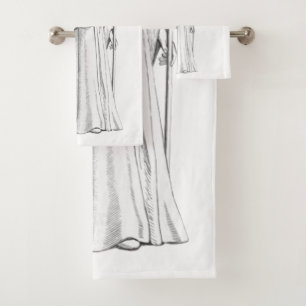 Saint Catherine of Siena Virgin Bath Towel Set
