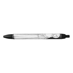 Saint Catherine of Siena Virgin Black Ink Pen
