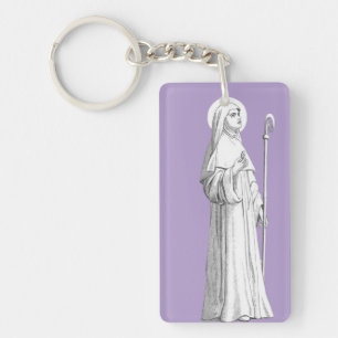 Saint Catherine of Siena Virgin Key Ring